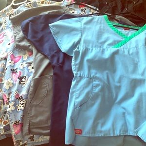 Misc scrub tops